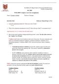 NUR 4090 Complex Care Lab Assignment &vert; Questions and Answers &vert; 2026 Update &vert; 100&percnt; Correct - Molloy University&period;