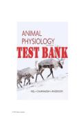 Test Bank For Animal Physiology 5th Edition by Richard W&period; Hill&comma; Margaret Anderson & Daniel Cavanaugh&vert; 9780197552438&vert; All Chapters 1-30&vert; LATEST&NewLine;