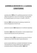 LEARNING & BEHAVIOR CH&period; 3&colon; CLASSICAL &NewLine;CONDITIONING