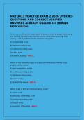 MKT EXAM 1 2026 UPATE QUESTIONS AND CORRECT VERIFIED ANSWERS ALREAD GRADED A&plus; &lpar;BRAND NEW VERSION&rpar;
