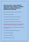 INTB 200 EXAM 1 2026 UPDATES QUESTIONS AND CORRECT VERIFIED ANSWERS ALREADY GRADED A&plus; &lpar;BRAND NEW VERSION&rpar;