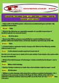 THWARTING THE ENEMY Exam Complete Question Bank with Verified Correct Answers Latest Update Military Strategy and Security Assessment Study Guide