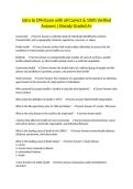 Intro to CPH Exam with all Correct & 100&percnt; Verified Answers &vert;Already Graded A&plus;