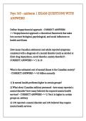Psyc 365 - midterm 1 EXAM QUESTIONS WITH ANSWERS