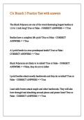 CA Branch 3 Practice Test with answers