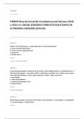 ANCC PMHNP certification EXAM A&plus; GRADE ASSURED COMPLETE SOLUTIONS AND VERIFIED ANSWERS