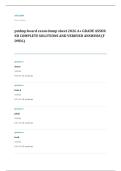 ANCC PMHNP certification EXAM A&plus; GRADE ASSURED COMPLETE SOLUTIONS AND VERIFIED ANSWERS