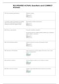 RLS  Bundled Exam Questions WITH  CORRECT Answers