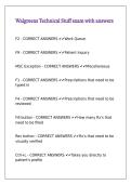 Walgreens Technical Stuff exam with answers