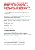 ISSA RUNNING COACH CERTIFICATION EXAM 2026&sol;2027 STUDY GUIDE &vert; 200 VERIFIED QUESTIONS AND ANSWERS WITH DETAILED SOLUTIONS &vert; LATEST UPDATED COACHING AND PERFORMANCE TRAINING PREP MATERIAL
