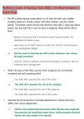 Pediatric Exam 3 Practice Test 2026 &vert; Verified Answers &vert; &NewLine;Exam Prep