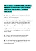 3RD CLASS STATIONARY STEAM ENGINEER&NewLine;EXAMPREP STUDY GUIDE 2026 DETAILED&NewLine;QUESTIONS AND CORRECT ANSWERS&NewLine;GRADED A&plus;