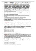 CNA Patient Care Skills & Daily Living Assistance Practice Questions & Answers Study Guide Updated 2026 
