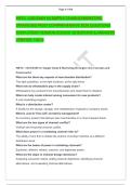 MKTG - 530 EXAM &num;3 SUPPLY CHAIN & MARKETING &NewLine;STRATEGIES MOST COMPREHENSIVE 2026 QUESTIONS &NewLine;EXAM LATEST VERSION SOLVED  QUESTIONS & ANSWERS &NewLine;VERIFIED  100 &percnt; 