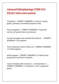 Advanced Pathophysiology UTMB 5355 EXAM 2 with correct answers
