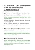 5 DOLLAR TRAFFIC SCHOOL 57 ASSESSMENT&NewLine;SCRIPT 2026 VERIFIED ANSWERS&NewLine;COMPREHENSIVE REVIEW