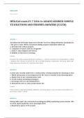 HESI RN exit EXAM A&plus; GRADE ASSURED COMPLETE SOLUTIONS AND VERIFIED ANSWERS