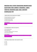 Indiana Real Estate Managing Broker Exam Study Guide&colon; Comprehensive Review of Brokerage Management&comma; Real Estate Law&comma; Contracts&comma; and Licensing Requirements