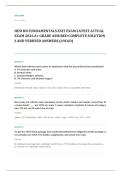 ATI RN fundamentals proctored EXAM A&plus; GRADE ASSURED COMPLETE SOLUTIONS AND VERIFIED ANSWERS