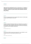 HESI RN exit EXAM A&plus; GRADE ASSURED COMPLETE SOLUTIONS AND VERIFIED ANSWERS