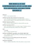 88M MODULE B TEST&NewLine;COMPREHENSIVE STUDY GUIDE 2026&NewLine;FULL QUESTIONS AND SOLUTIONS&NewLine;GRADED A&plus;