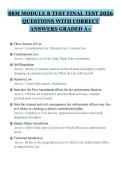 88M MODULE B TEST FINAL TEST 2026&NewLine;QUESTIONS WITH CORRECT&NewLine;ANSWERS GRADED A&plus;