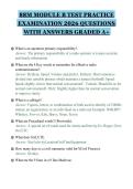 88M MODULE B TEST PRACTICE&NewLine;EXAMINATION 2026 QUESTIONS&NewLine;WITH ANSWERS GRADED A&plus;