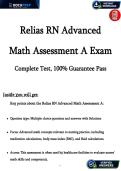 RN Advanced Math Assessment A65 &vert; Medication Dosage&comma; Infusion Rates & Insulin Calculations &vert; Verified Study Guide
