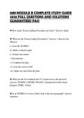 88M MODULE B COMPLETE STUDY GUIDE&NewLine;2026 FULL QUESTIONS AND SOLUTIONS&NewLine;GUARANTEED PASS