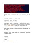 NC LIFE INSURANCE PRACTICE&NewLine;&lpar;2026&sol;2027&rpar; UPDATE&vert;EXAM&NewLine;QUESTIONS WITH MULTIPLE&NewLine;CHOICES &vert;VERIFIED & REVISED&NewLine;ANSWERS &lpar;NEW&rpar;&excl;&excl;&excl;
