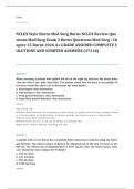 med surg EXAM A&plus; GRADE ASSURED COMPLETE SOLUTIONS AND VERIFIED ANSWERS