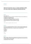 HESI exit EXAM A&plus; GRADE ASSURED COMPLETE SOLUTIONS AND VERIFIED ANSWERS