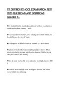 911 DRIVING SCHOOL EXAMINATION TEST&NewLine;2026 QUESTIONS AND SOLUTIONS&NewLine;GRADED A&plus;