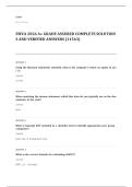 CFI FMVA EXAM A&plus; GRADE ASSURED COMPLETE SOLUTIONS AND VERIFIED ANSWERS