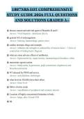 1807NRS EOT COMPREHENSIVE&NewLine;STUDY GUIDE 2026 FULL QUESTIONS&NewLine;AND SOLUTIONS GRADED A&plus;