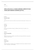 CFI FMVA EXAM A&plus; GRADE ASSURED COMPLETE SOLUTIONS AND VERIFIED ANSWERS