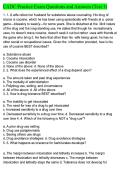 CADC Practice Exam Questions and Answers &lpar;Test 1&rpar;&NewLine;