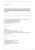 Florida real estate EXAM A&plus; GRADE ASSURED COMPLETE SOLUTIONS AND VERIFIED ANSWERS