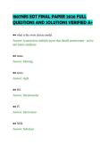 1807NRS EOT FINAL PAPER 2026 FULL&NewLine;QUESTIONS AND SOLUTIONS VERIFIED A&plus;