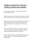 1807NRS EOT PASSED FINAL PAPER 2026&NewLine;COMPLETE QUESTIONS AND ANSWERS