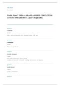 TEAS EXAM A&plus; GRADE ASSURED COMPLETE SOLUTIONS AND VERIFIED ANSWERS