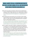 2025 AHIP FINAL COMPREHENSIVE&NewLine;STUDY GUIDE 2026 FULL QUESTIONS&NewLine;AND SOLUTIONS GRADED A&plus;