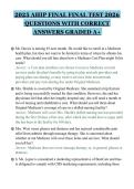 2025 AHIP FINAL FINAL TEST 2026&NewLine;QUESTIONS WITH CORRECT&NewLine;ANSWERS GRADED A&plus;