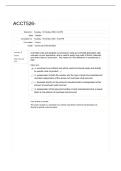 ACCT 526 Final Exam &vert; Questions and Answers &vert; 2026 Update &vert; 100&percnt; Correct - ULL&period;
