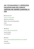 A&P 1 101 EXAM MODULE 2 3 CERTIFICATION&NewLine;EVALUATION EXAMS 2026 COMPLETE&NewLine;QUESTIONS AND ANSWERS GUARANTEED TO&NewLine;PASS
