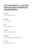 A&P 1 101 EXAM MODULE 2 3 ACTUAL EXAM&NewLine;SCRIPT 2026 COMPLETE QUESTIONS AND&NewLine;SOLUTIONS GRADED A&plus;
