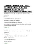 ANATOMY PHYSIOLOGY 1 FINAL&NewLine;EXAM STRAIGHTERLINE 2026&NewLine;SCIENCE SCRIPT SOLVED&NewLine;QUESTIONS VERIFIED ANSWERS A&plus;&NewLine;