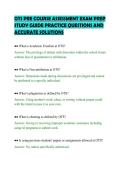 OTS PRE COURSE ASSESSMENT EXAM PREP&NewLine;STUDY GUIDE PRACTICE QUESTIONS AND&NewLine;ACCURATE SOLUTIONS&NewLine;