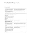 Gizmo Test Quiz Diffusion Answers