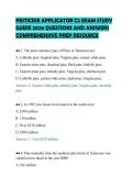 PESTICIDE APPLICATOR C2 EXAM STUDY&NewLine;GUIDE 2026 QUESTIONS AND ANSWERS&NewLine;COMPREHENSIVE PREP RESOURCE&NewLine;